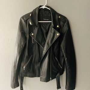 Maurices Women's Leather Jacket Size L